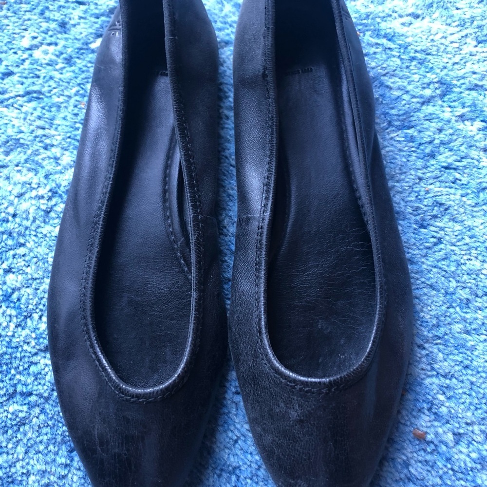 Frye black flats